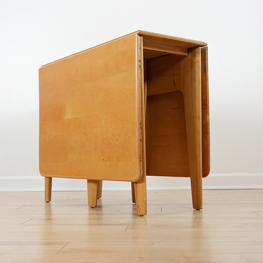 Mid Century Modern Heywood Wakefield Gateleg Dining Table and Chairs EBTH