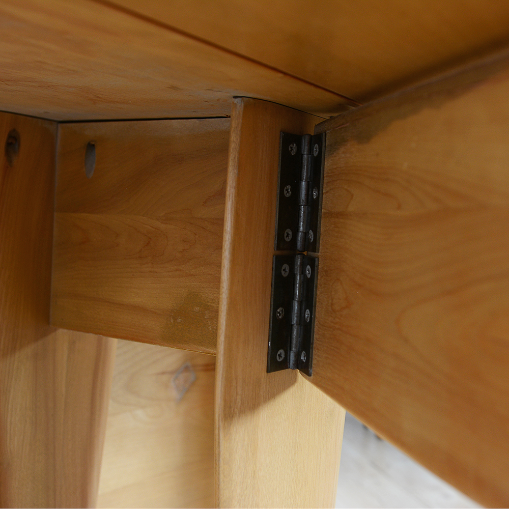 Mid Century Modern Heywood Wakefield Gateleg Dining Table and Chairs