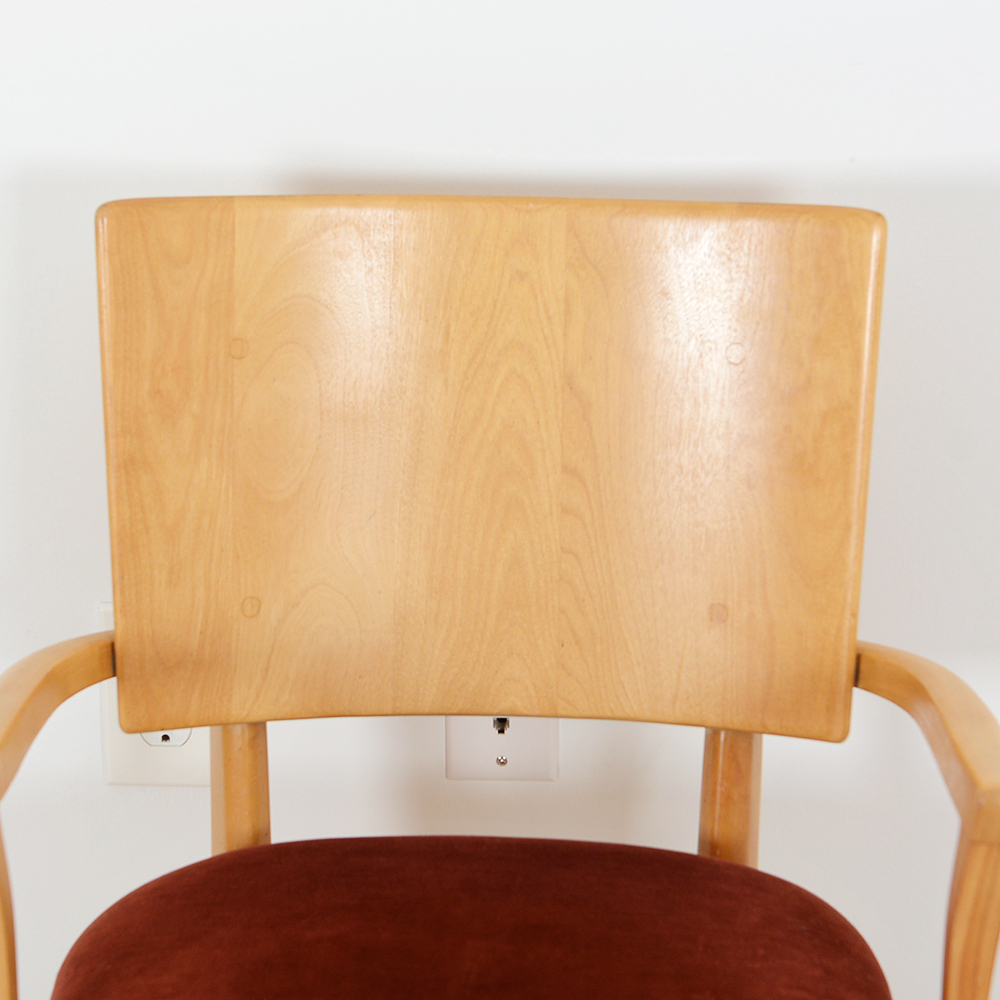 Mid Century Modern Heywood Wakefield Gateleg Dining Table and Chairs