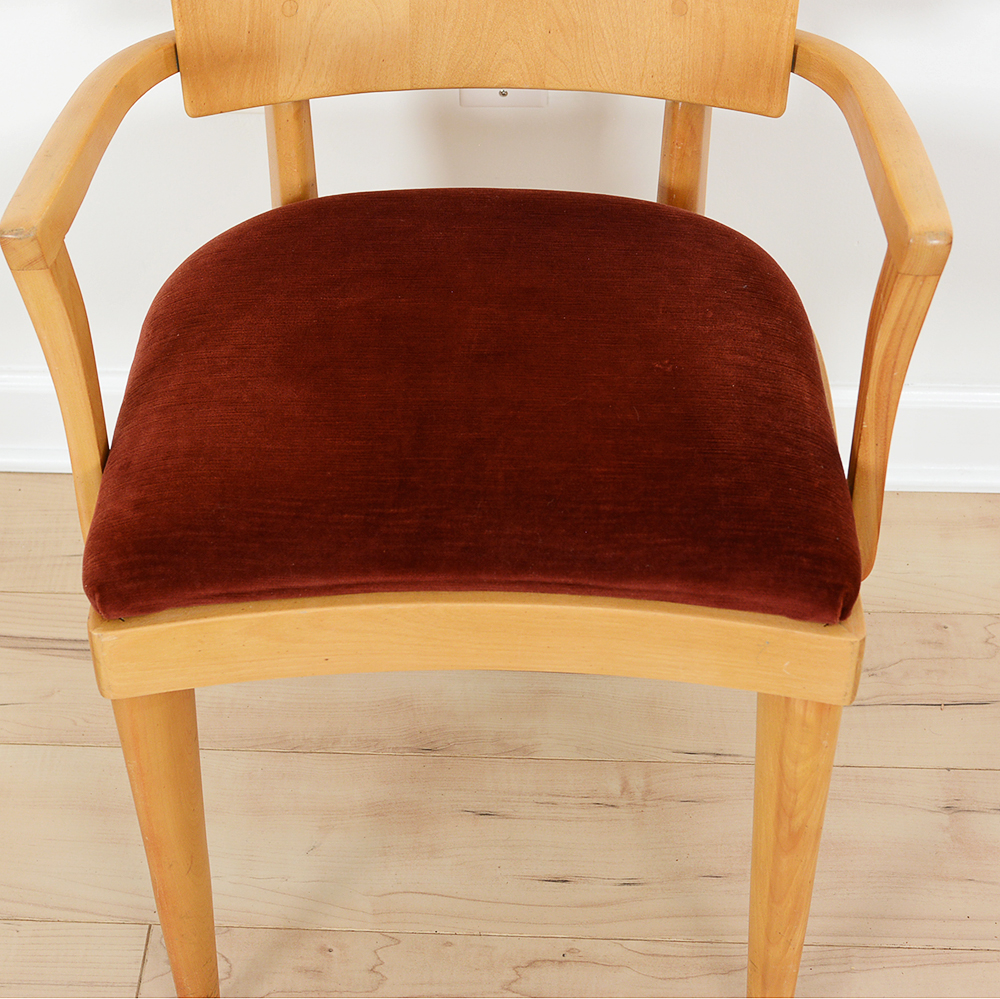 Mid Century Modern Heywood Wakefield Gateleg Dining Table and Chairs