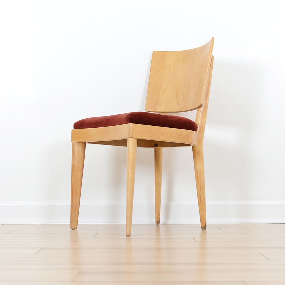 Mid Century Modern Heywood Wakefield Gateleg Dining Table and Chairs