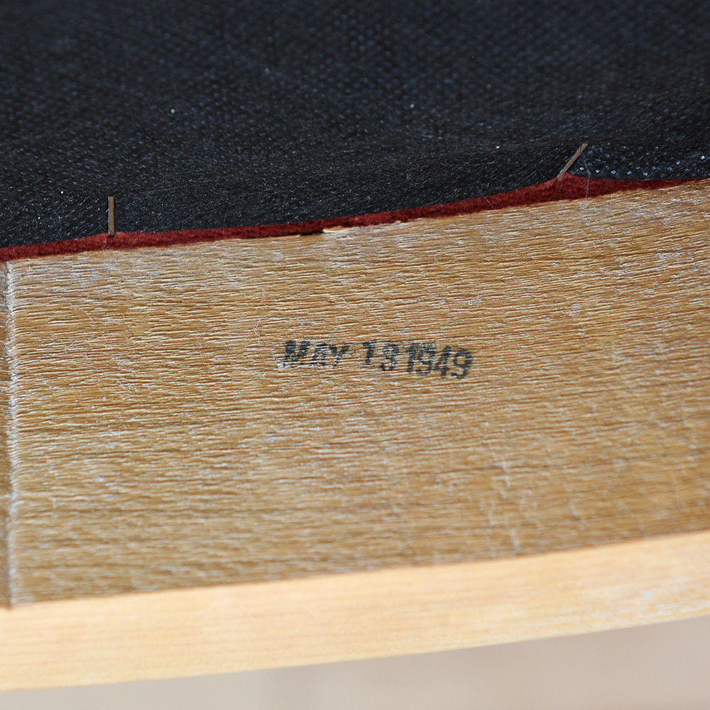 Mid Century Modern Heywood Wakefield Gateleg Dining Table and Chairs