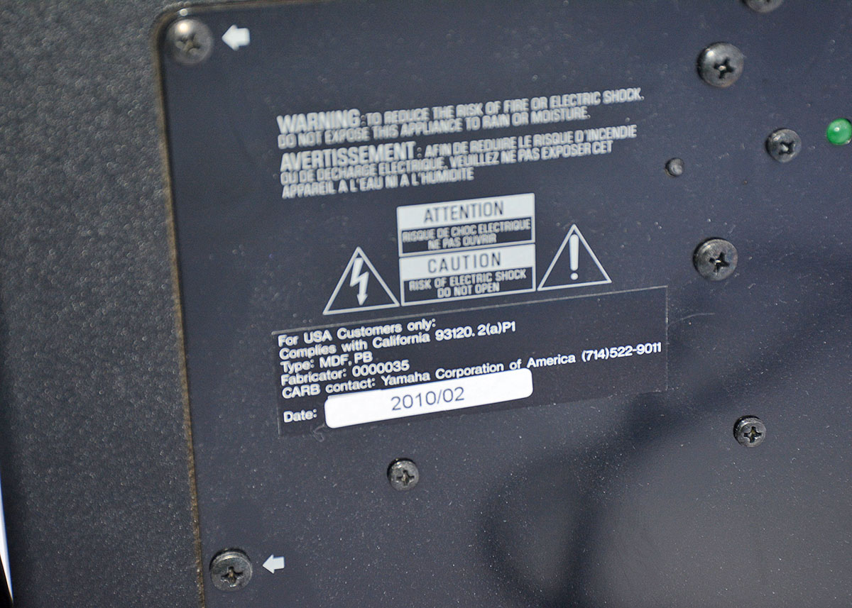 Yamaha Natural Sound AV Receiver RX-V367 and Speakers