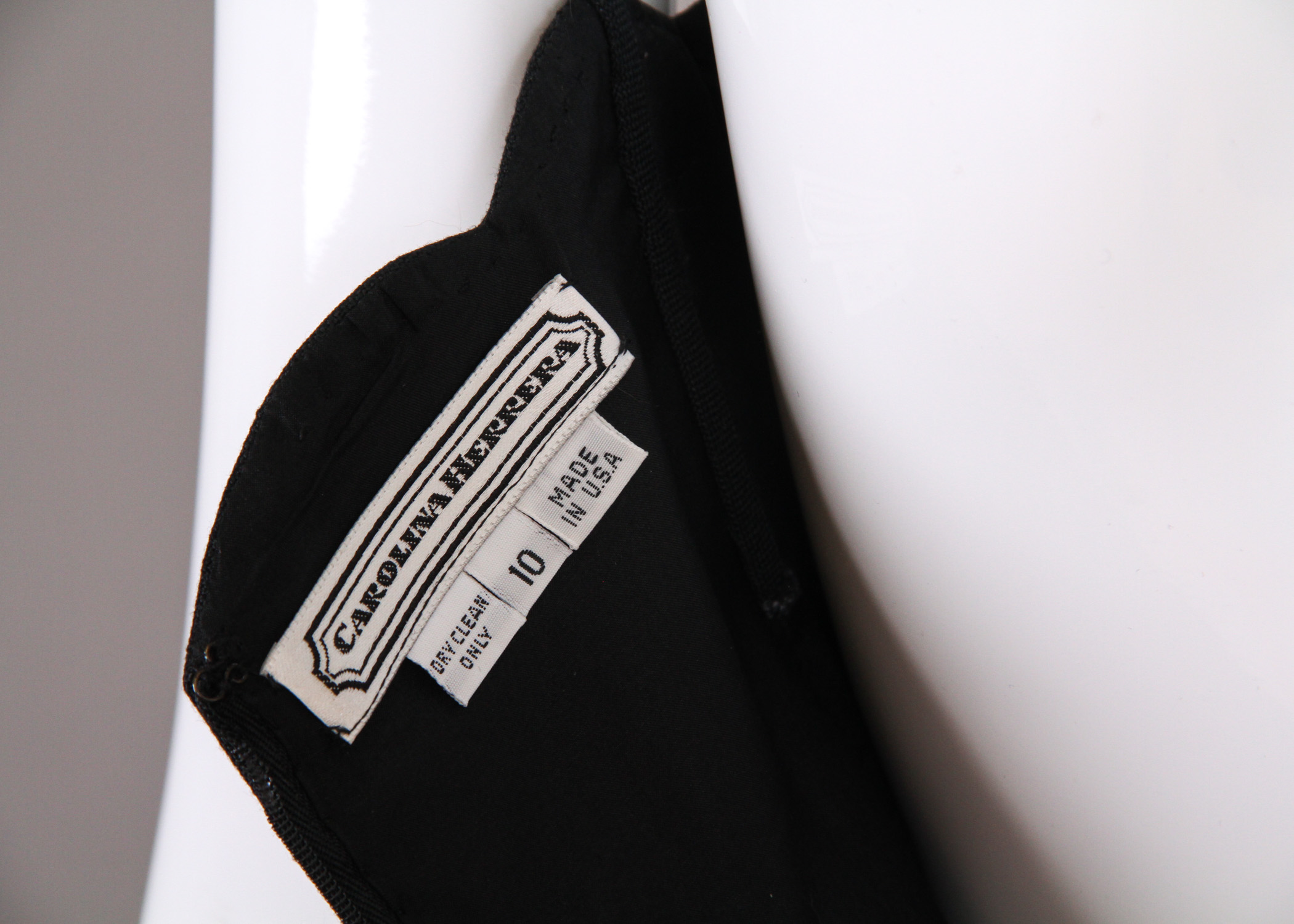 Carolina Herrera Black Day Dress