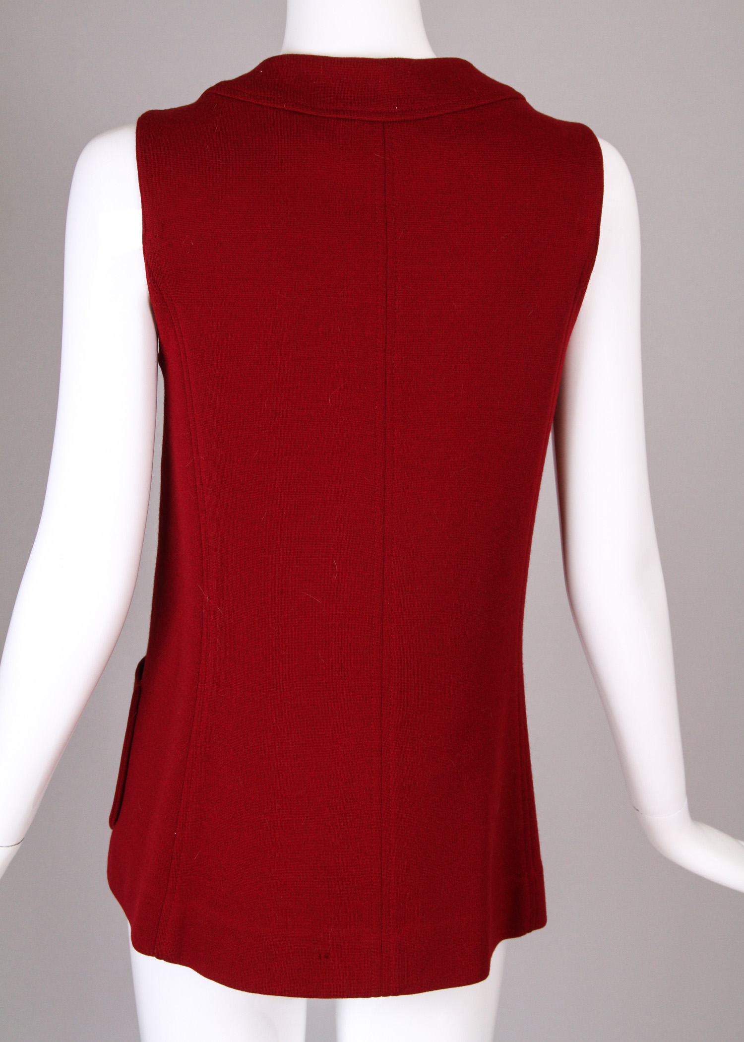 Vintage Kimberly Knit Buttoned Vest