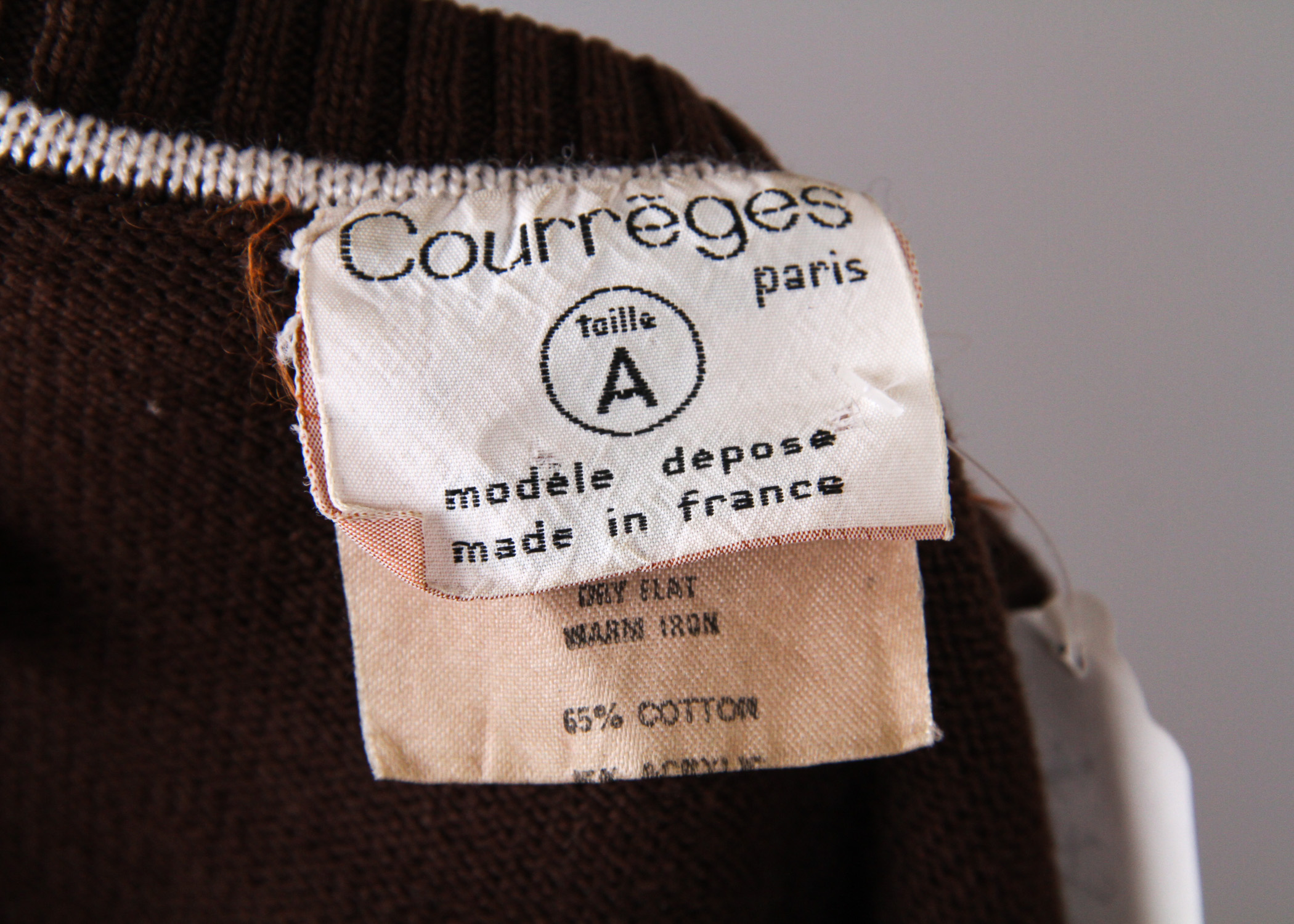 Two Vintage Courrèges Tops