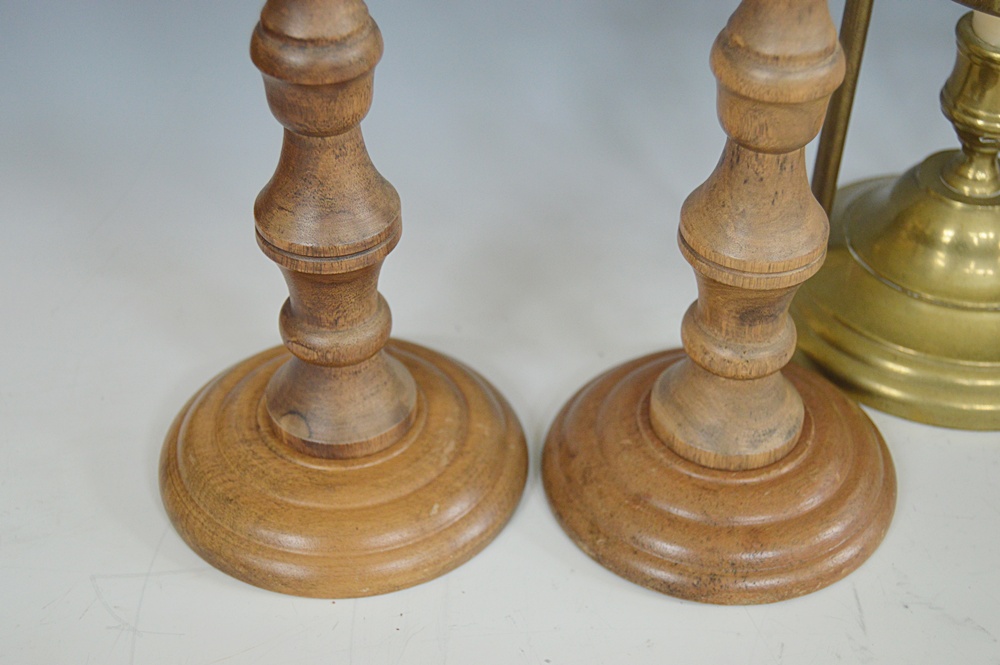 Candleholders and Seiko Carriage Clock