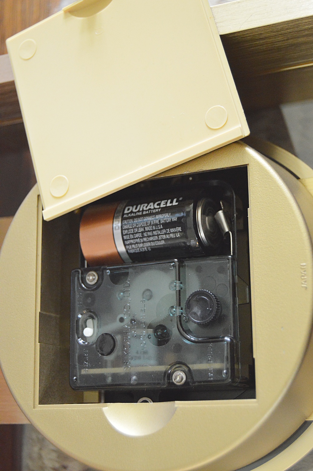 Candleholders and Seiko Carriage Clock