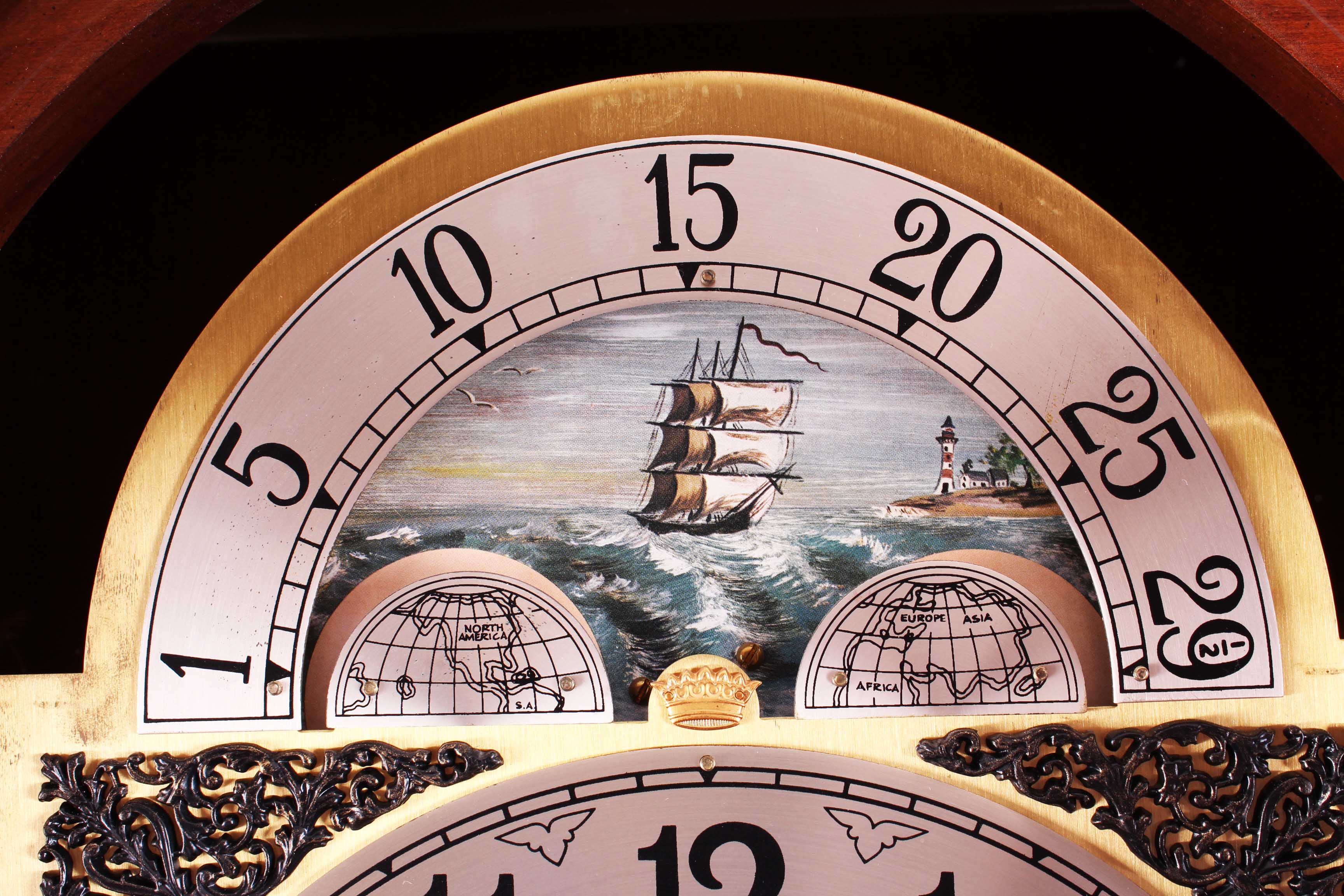 Vintage Herschede Grandfather Clock Model 325