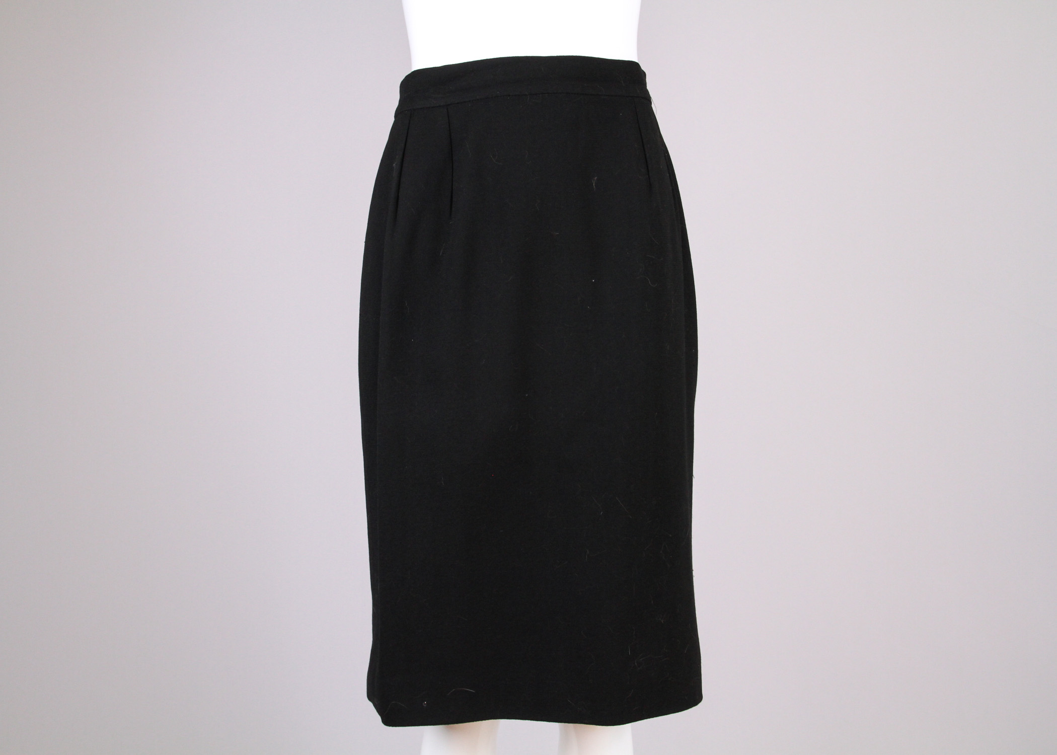 Six Vintage Chanel and Yves Saint Laurent Pencil Skirts