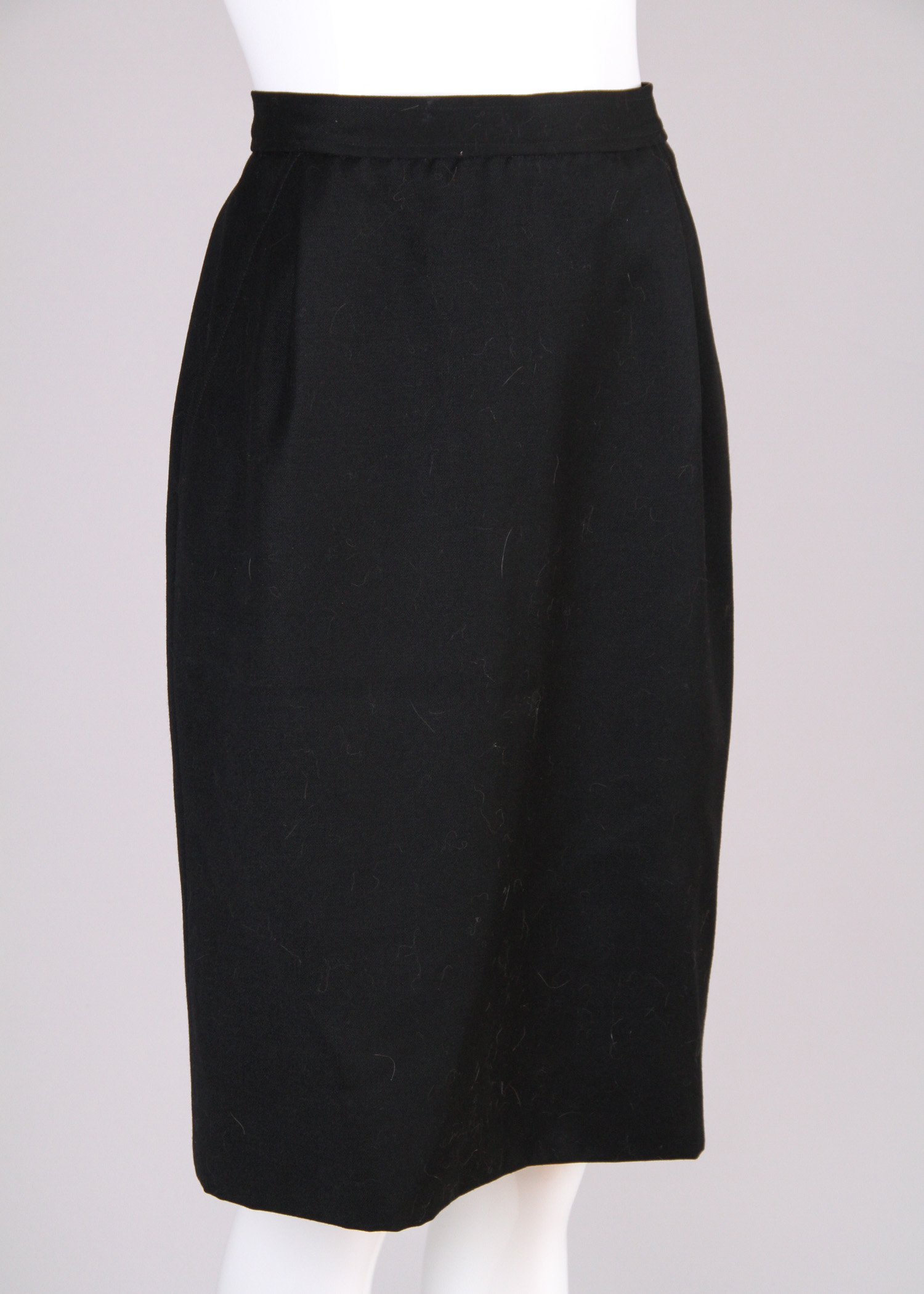 Six Vintage Chanel and Yves Saint Laurent Pencil Skirts