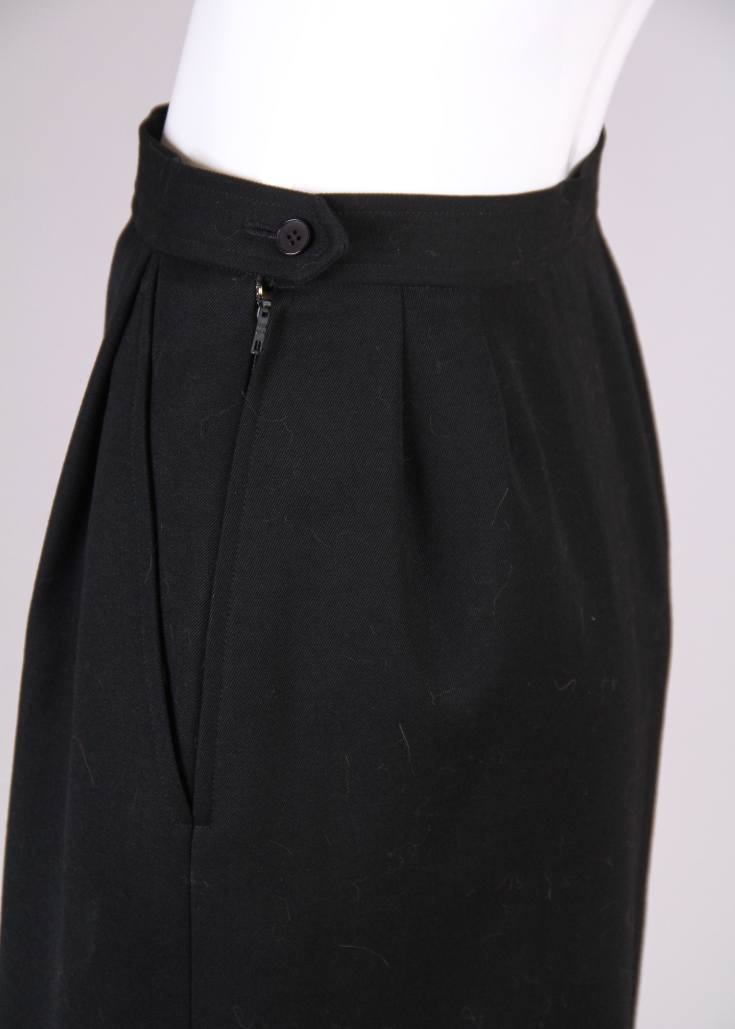 Six Vintage Chanel and Yves Saint Laurent Pencil Skirts