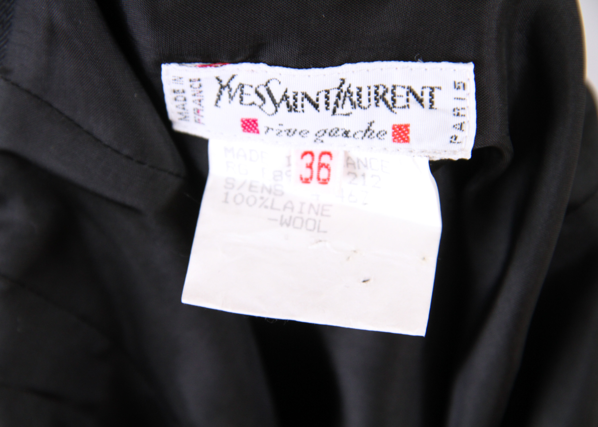Six Vintage Chanel and Yves Saint Laurent Pencil Skirts