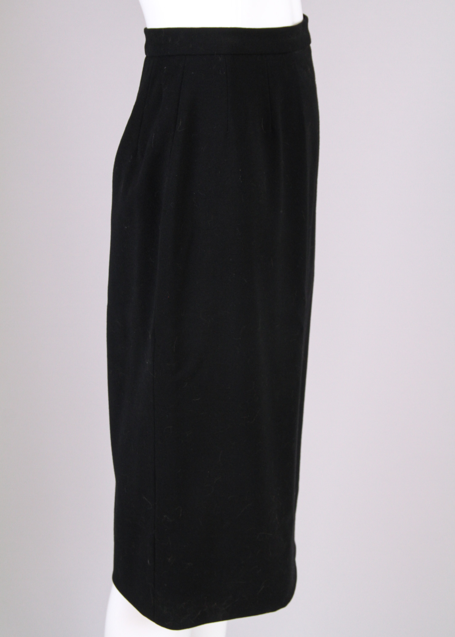 Six Vintage Chanel and Yves Saint Laurent Pencil Skirts