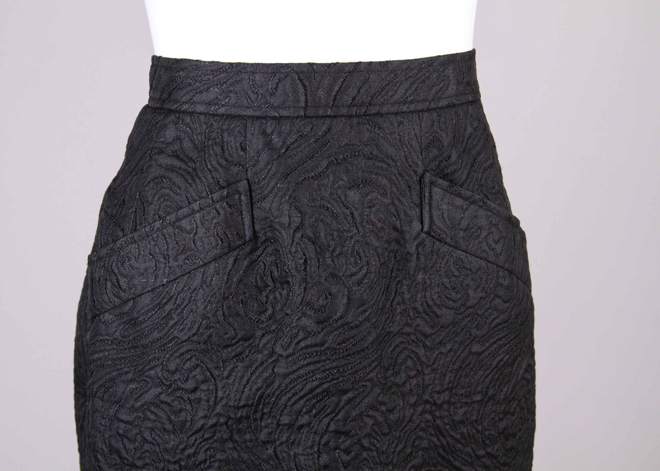 Six Vintage Chanel and Yves Saint Laurent Pencil Skirts