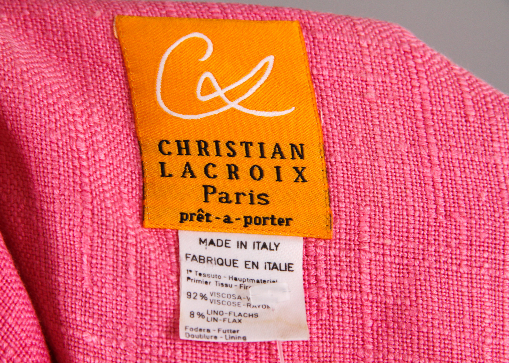 Vintage Christian Lacroix Pink Ensemble
