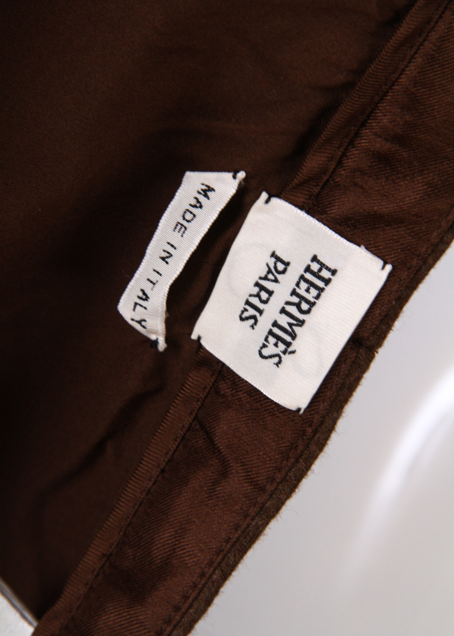 Two Pairs of Vintage Hermès Pants and Hermes Corduroy Jacket