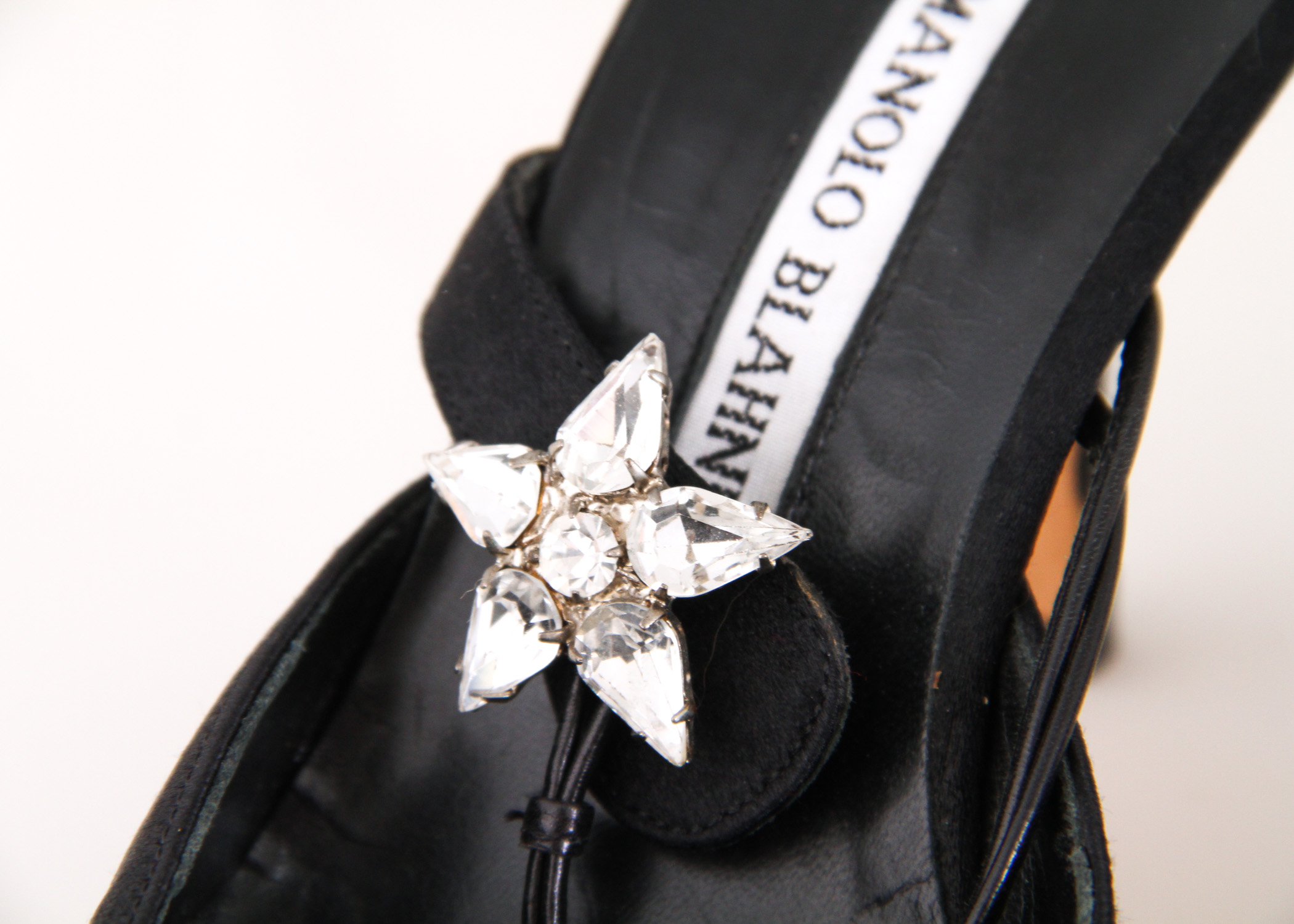 Manolo Blahnik Satin Heels