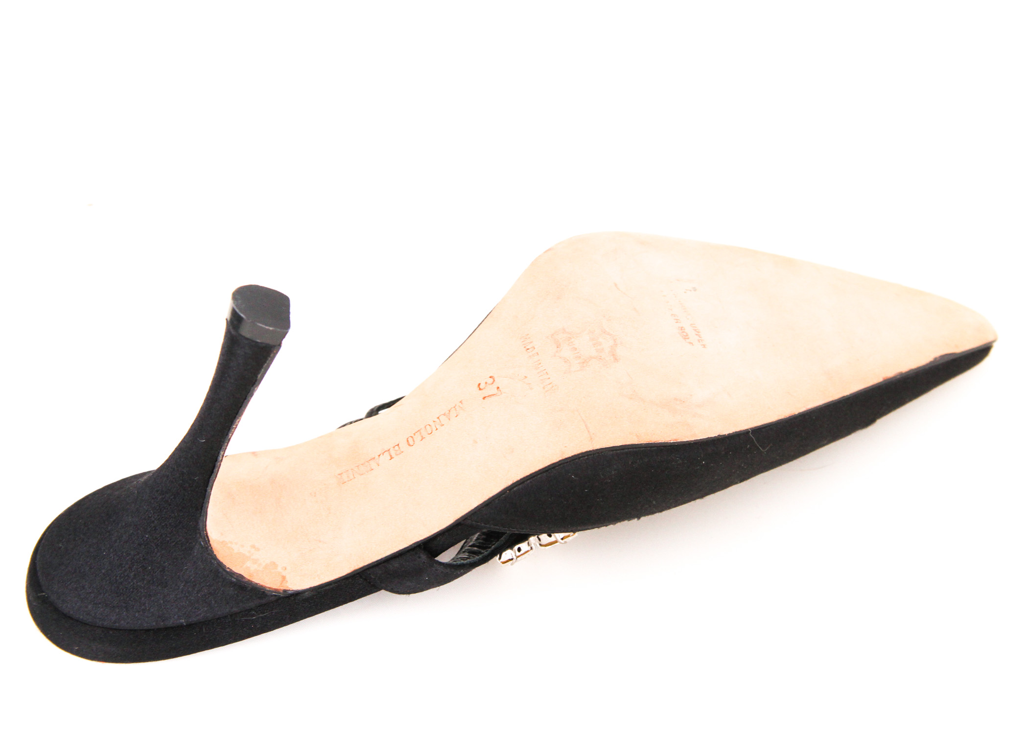 Manolo Blahnik Satin Heels