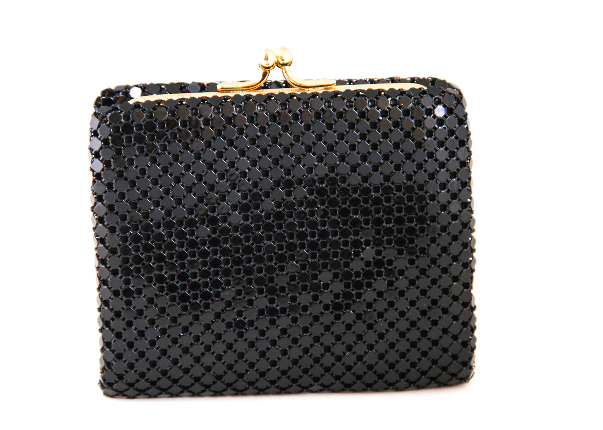 Vintage Black Mesh Wallets