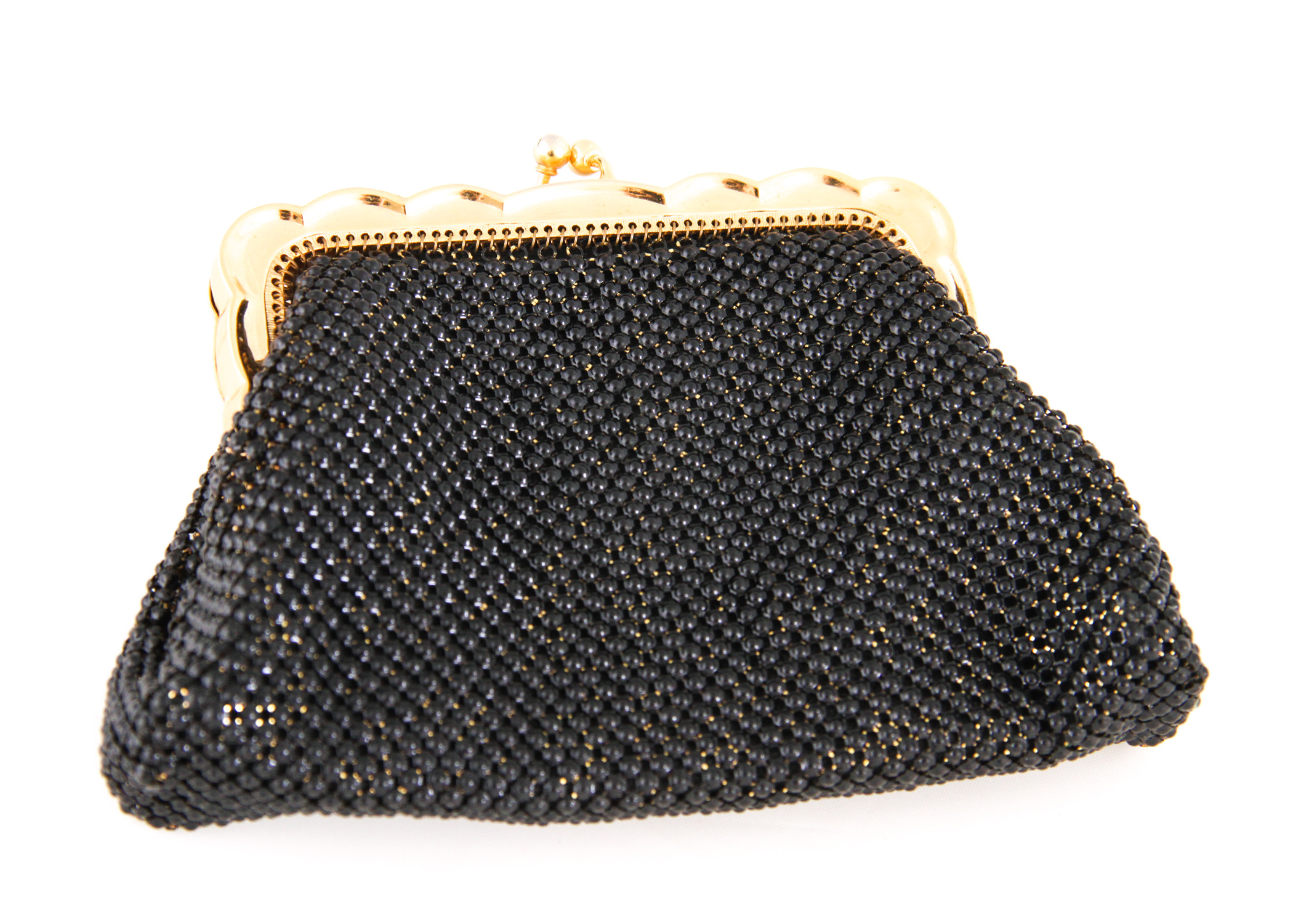 Vintage Black Mesh Wallets