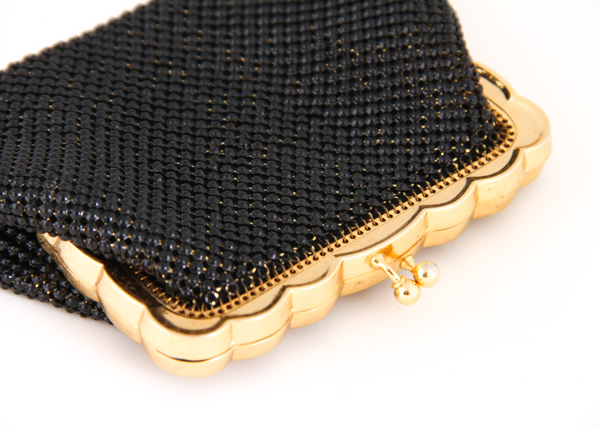Vintage Black Mesh Wallets