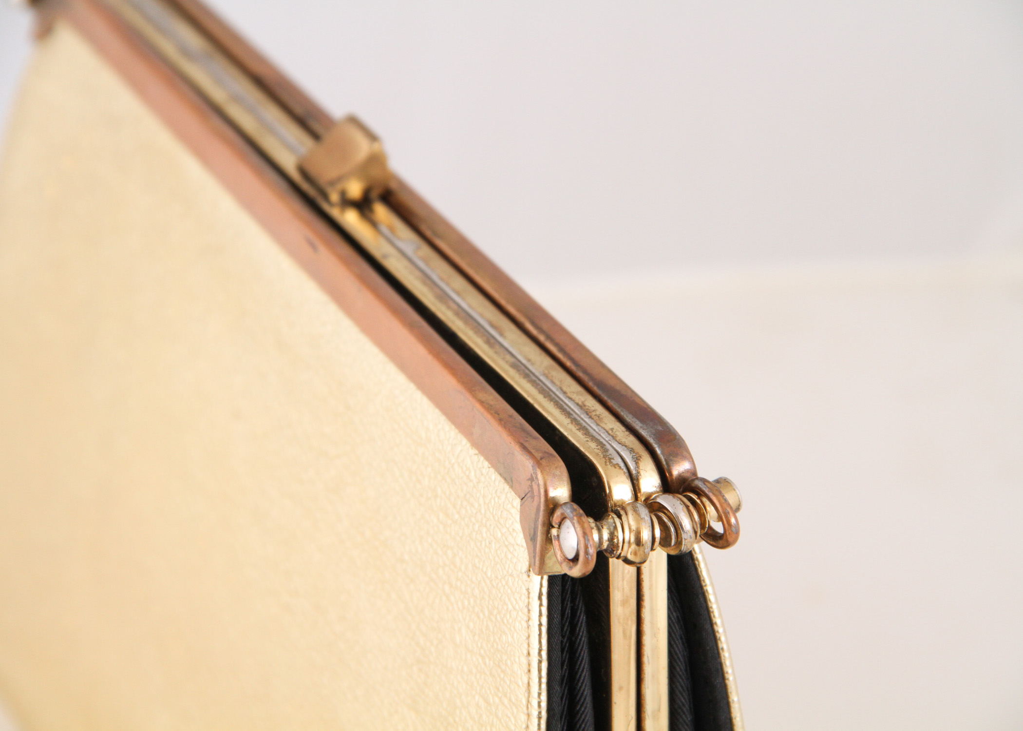 Vintage Gold Disco Clutch Handbags