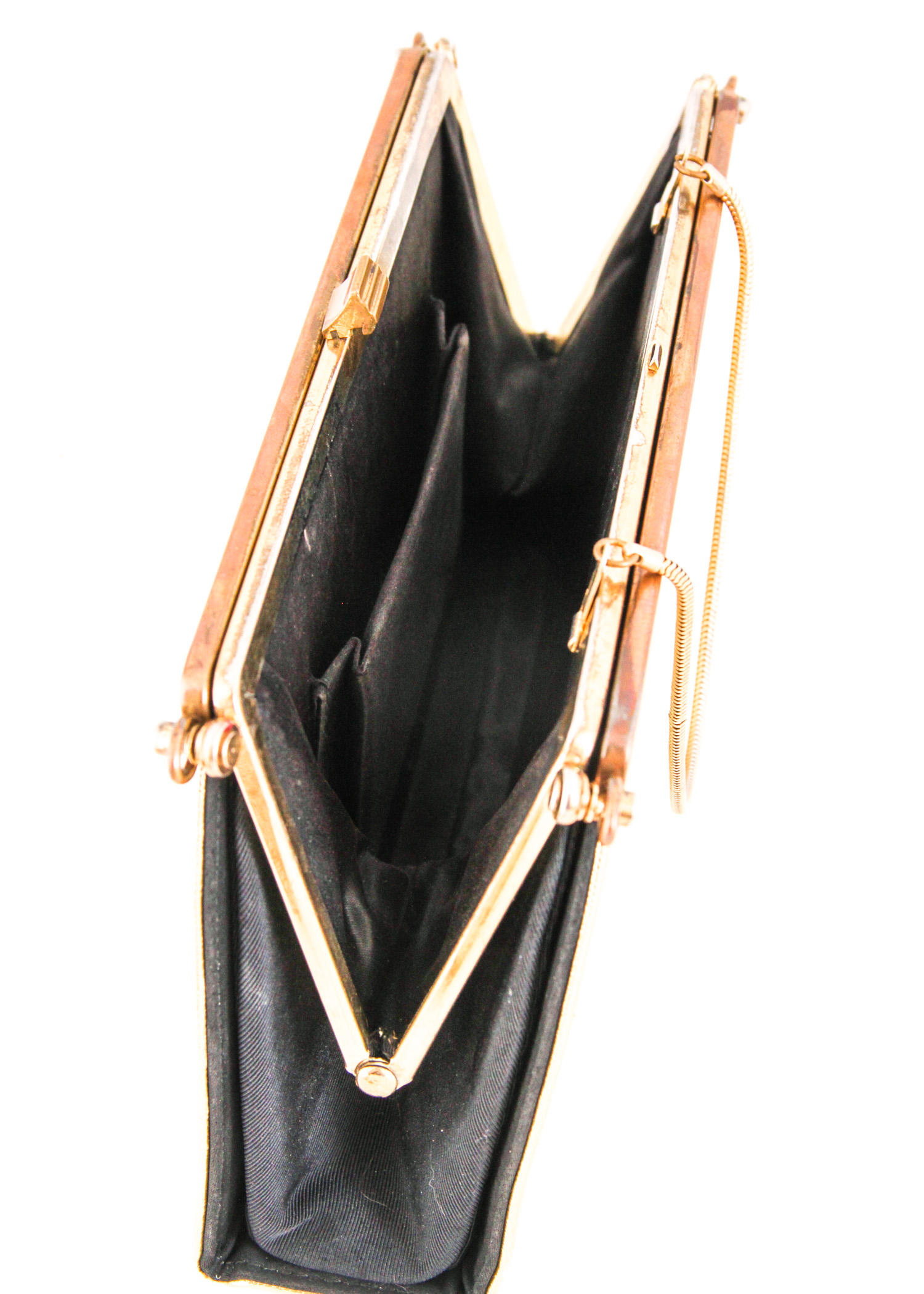 Vintage Gold Disco Clutch Handbags