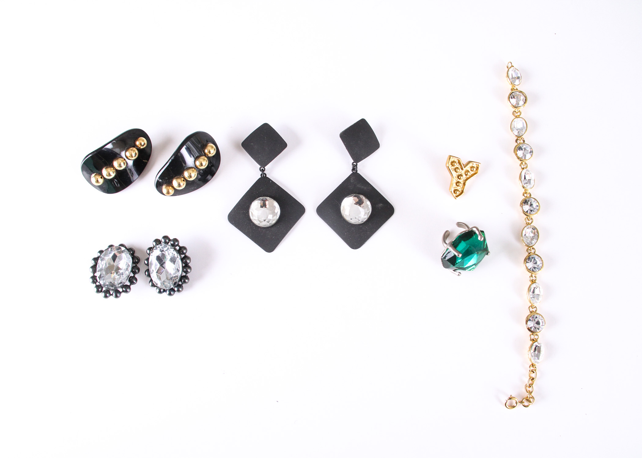 Collection of Yves Saint Laurent Designer Jewelry