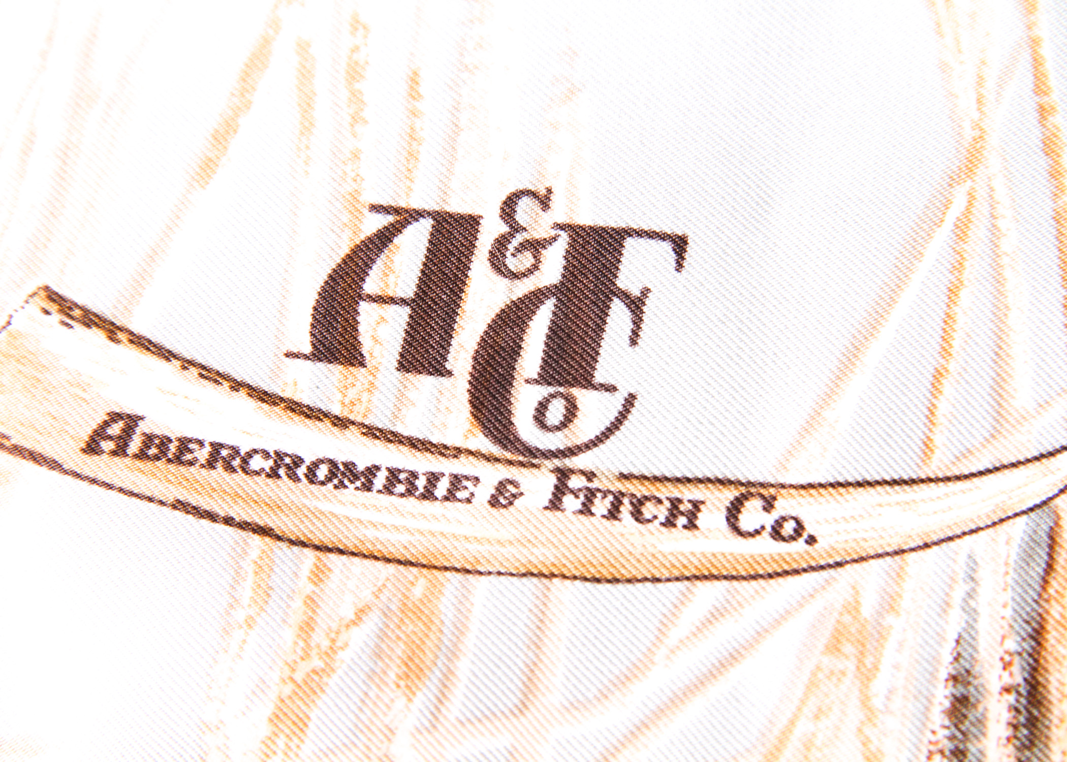 Four Vintage Abercrombie & Fitch Scarves