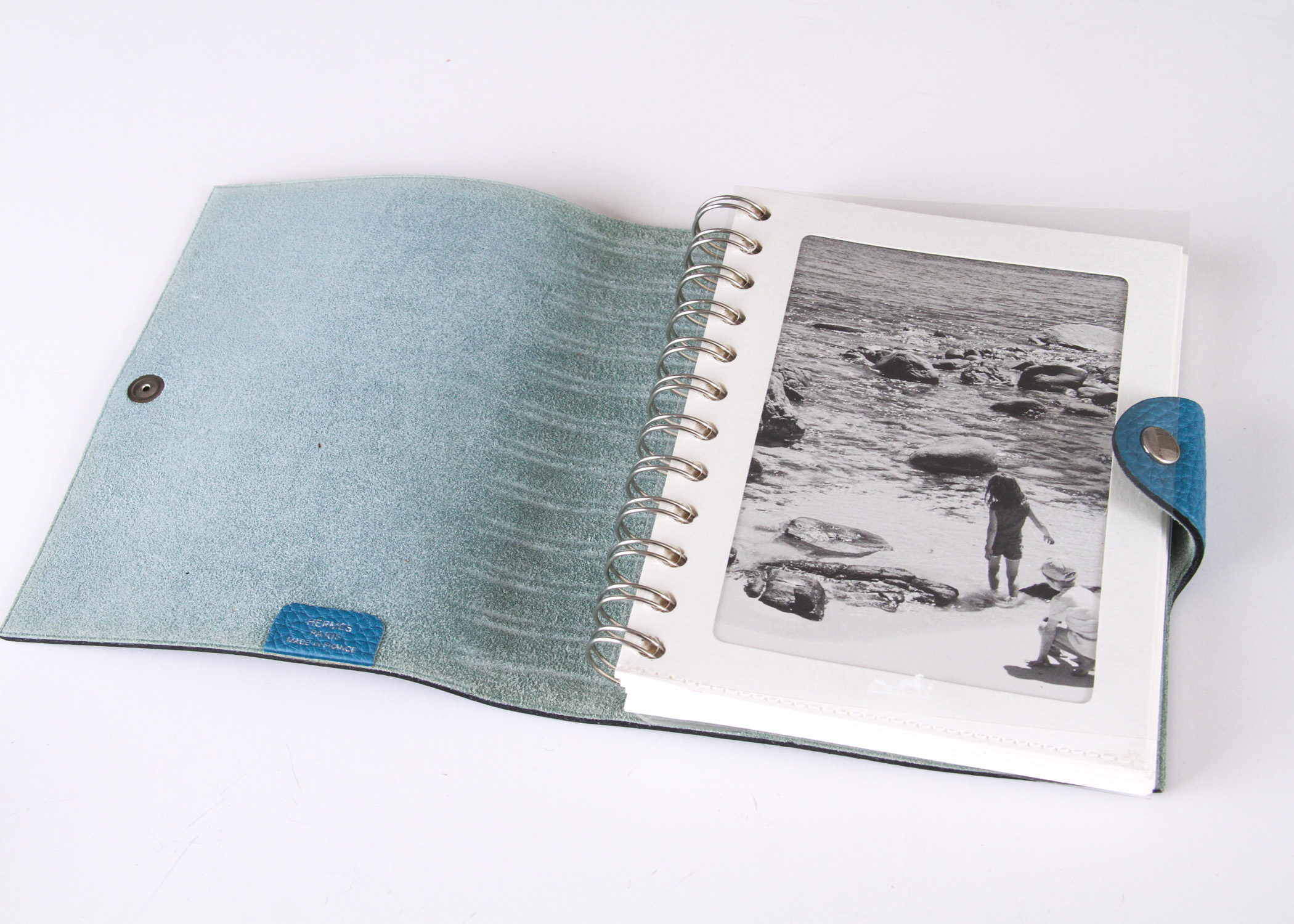 Hermès Blue Jean Togo Leather Photo Album