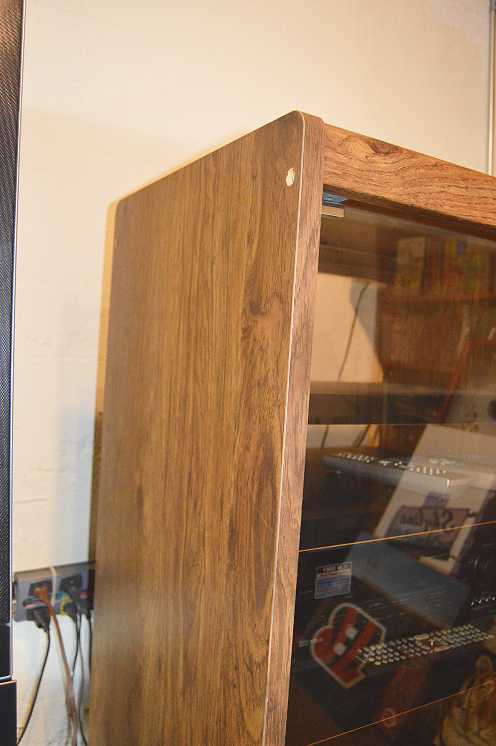 Components Cabinet with Sony Stereo Deck