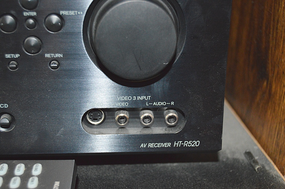 Components Cabinet with Sony Stereo Deck