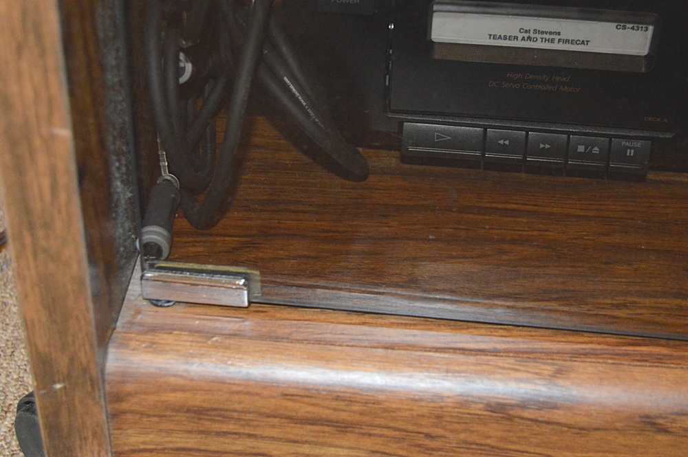 Components Cabinet with Sony Stereo Deck