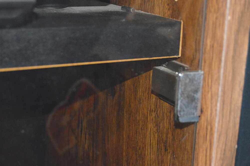 Components Cabinet with Sony Stereo Deck