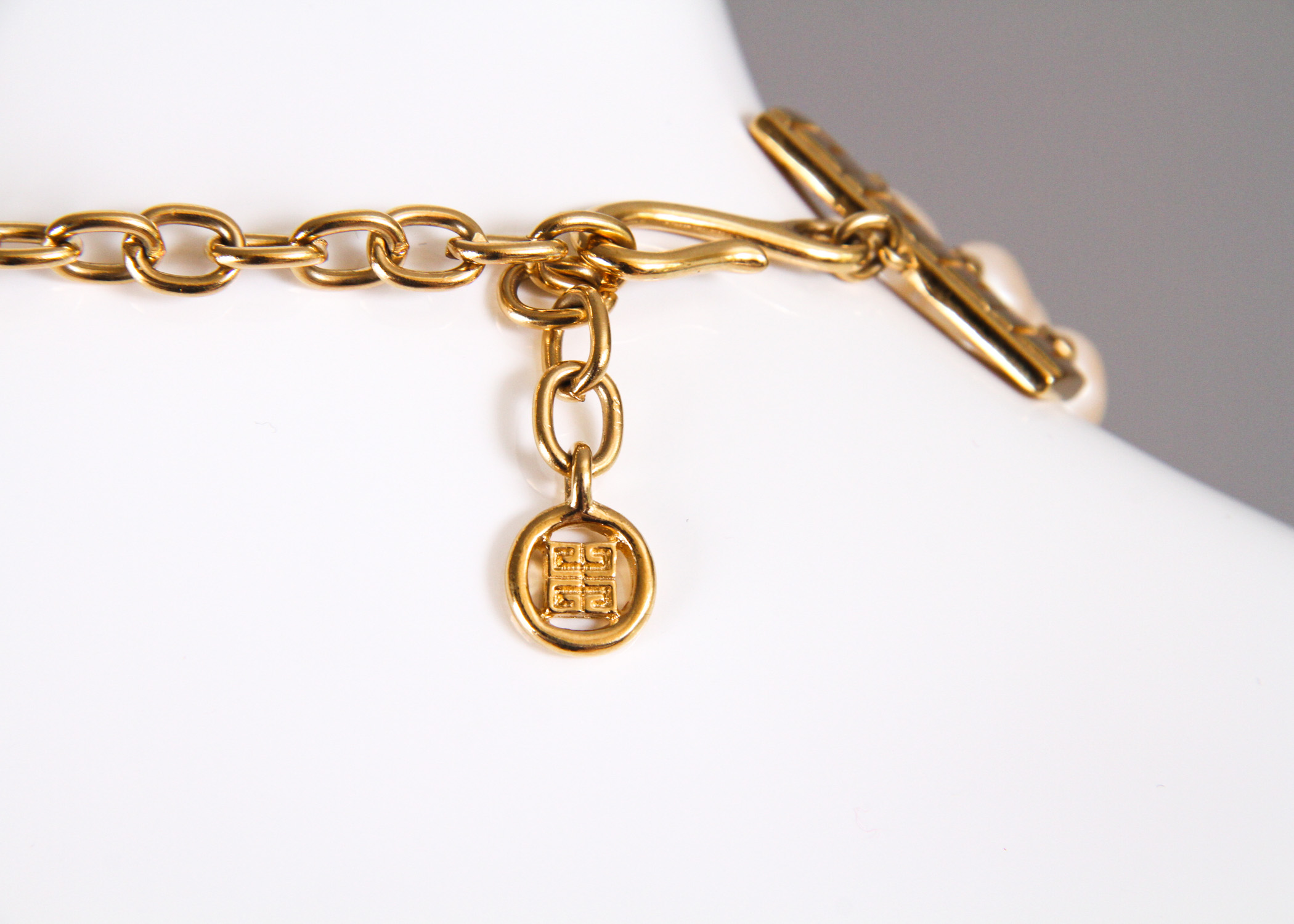 Vintage Givenchy Multistrand Pearl Choker Necklace