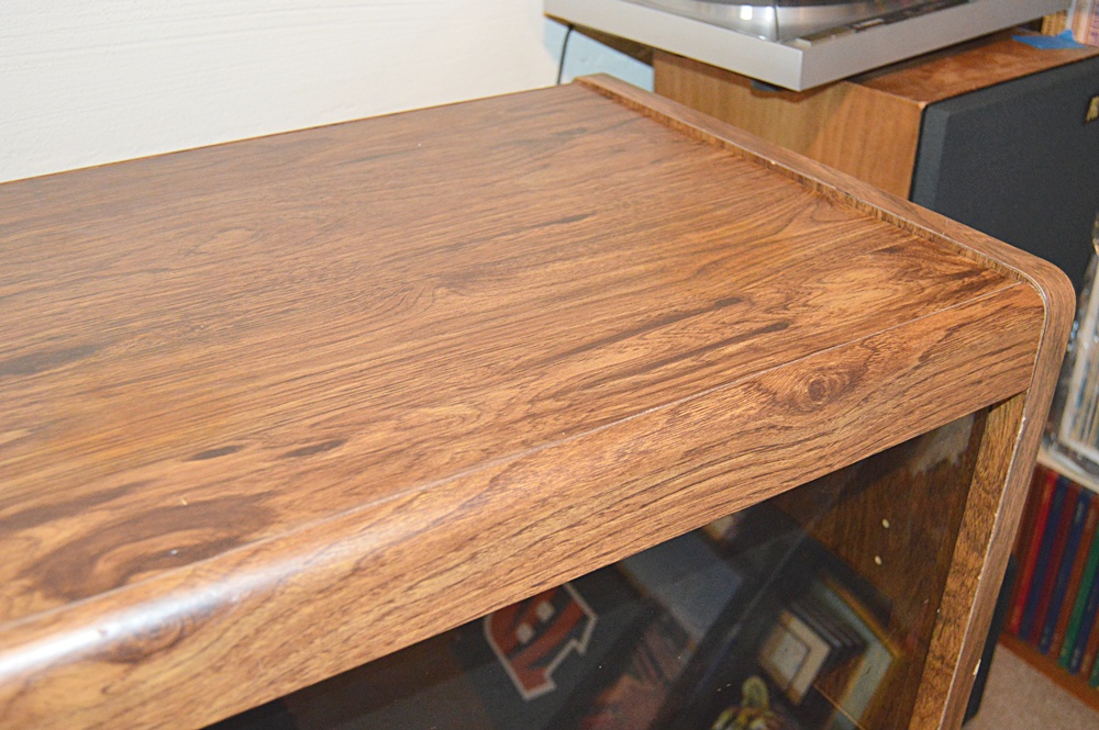 Components Cabinet with Sony Stereo Deck