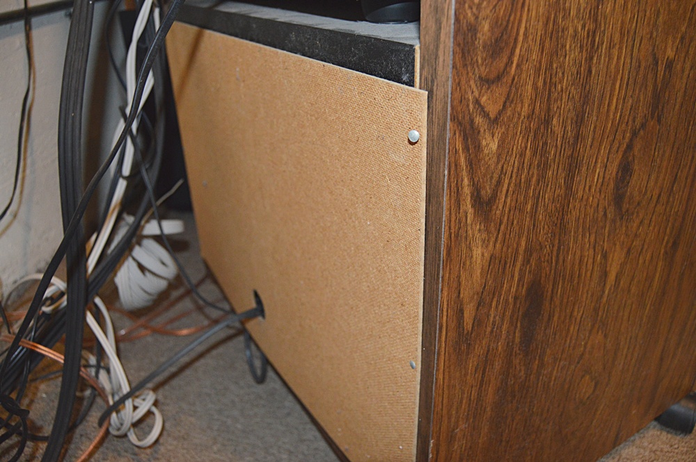 Components Cabinet with Sony Stereo Deck