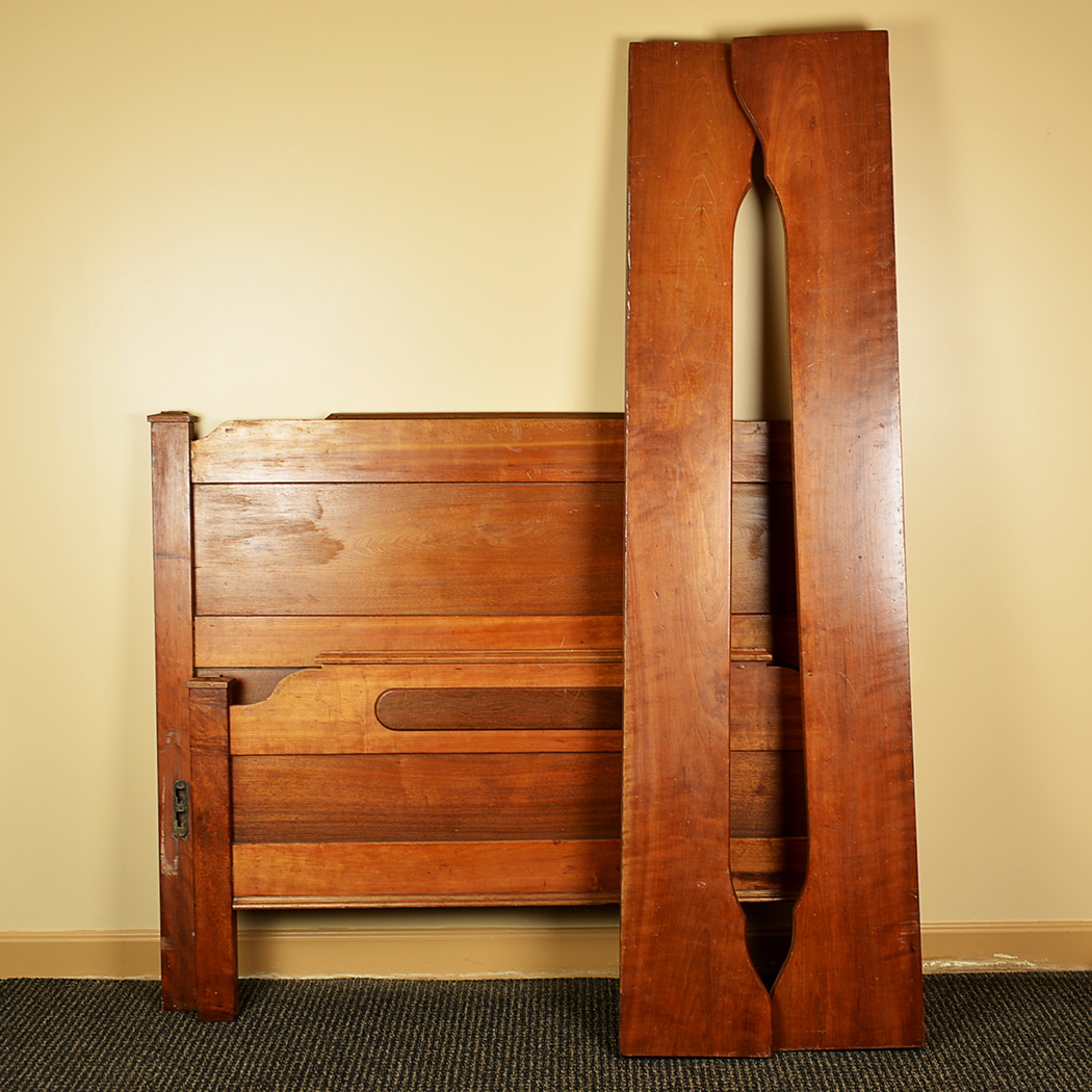 Double Size Antique Oak Headboard