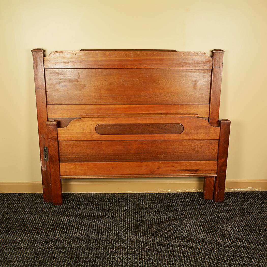 Double Size Antique Oak Headboard