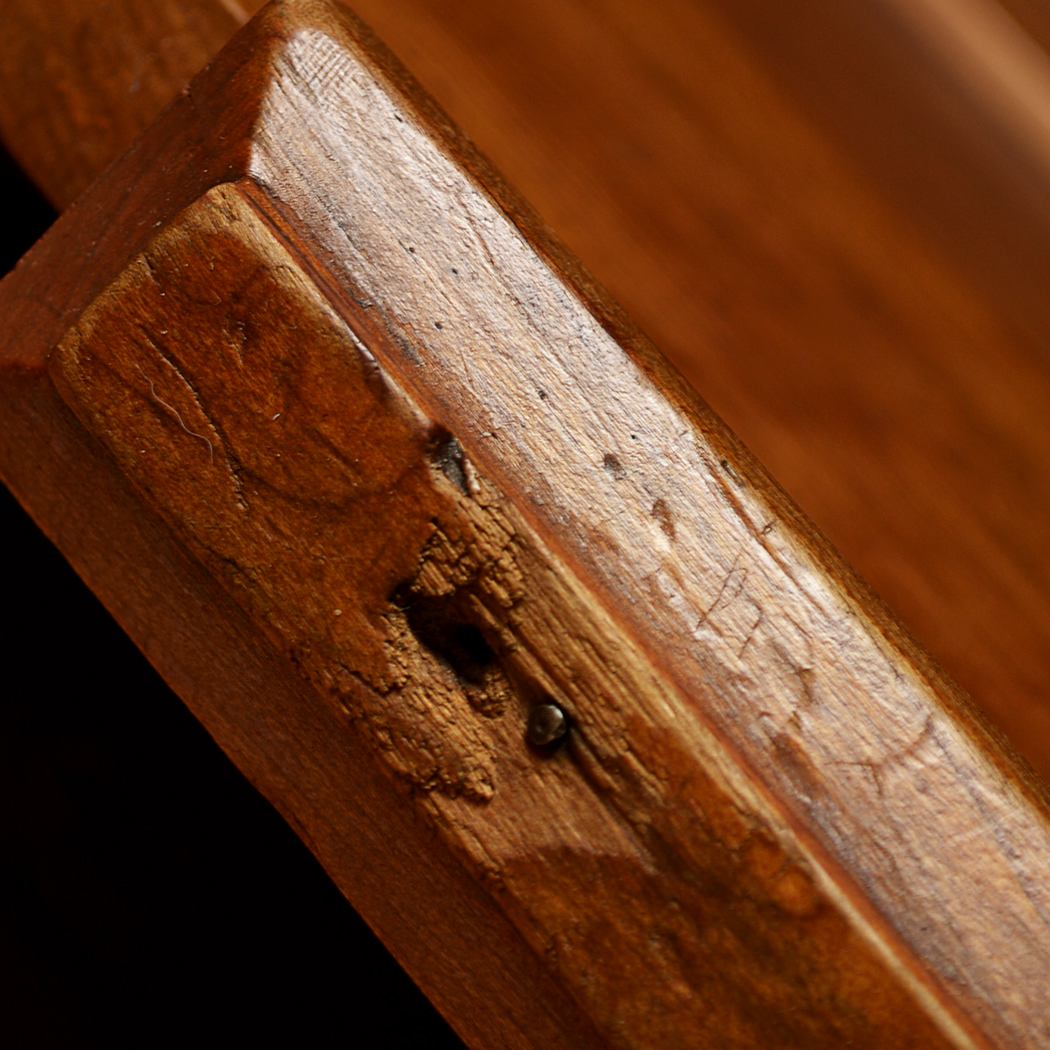 Double Size Antique Oak Headboard