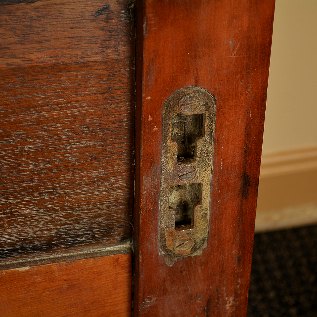 Double Size Antique Oak Headboard