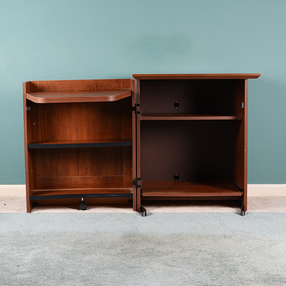 Fold Away Desk Cabinet