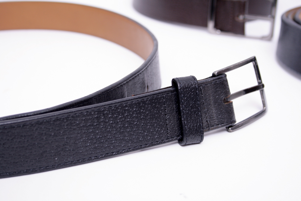 Men's Designer Leather Belts including Prada
