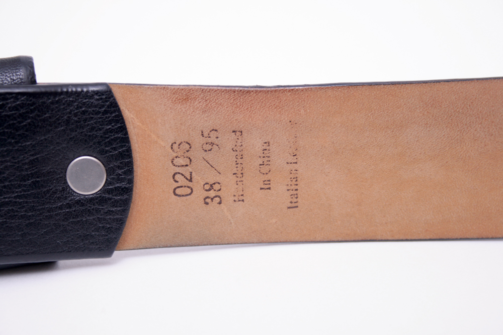 Men's Designer Leather Belts including Prada