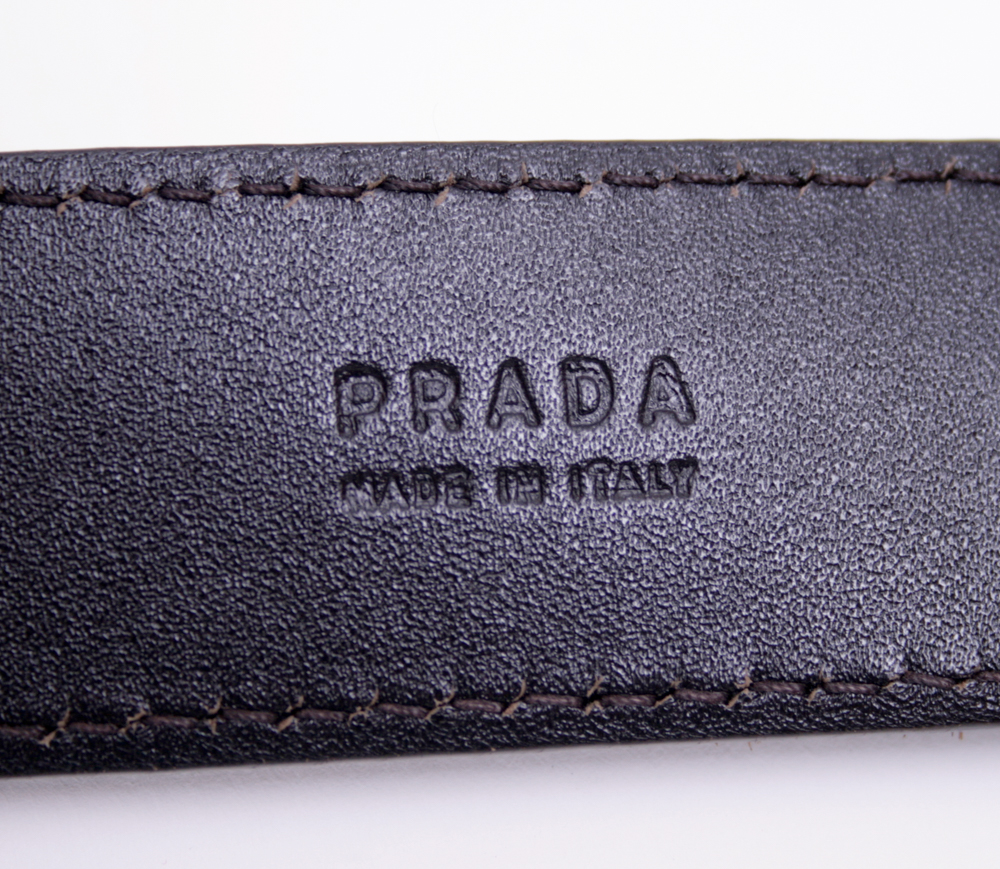 Men's Designer Leather Belts including Prada