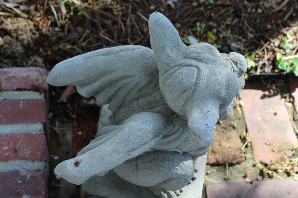 Pair of Concrete Gargoyle Statues