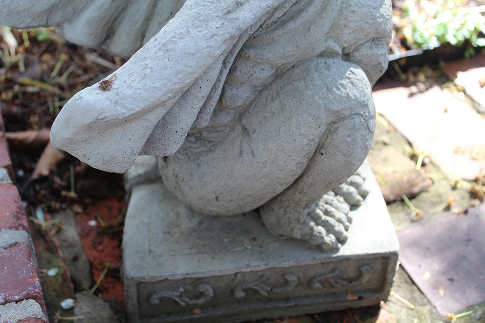 Pair of Concrete Gargoyle Statues