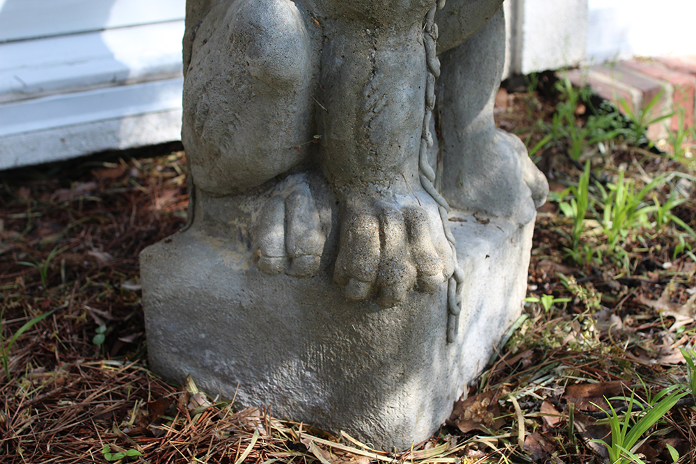 Pair of Concrete Gargoyle Statues
