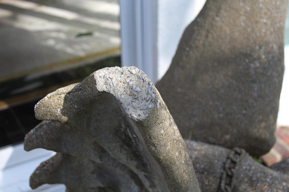 Pair of Concrete Gargoyle Statues
